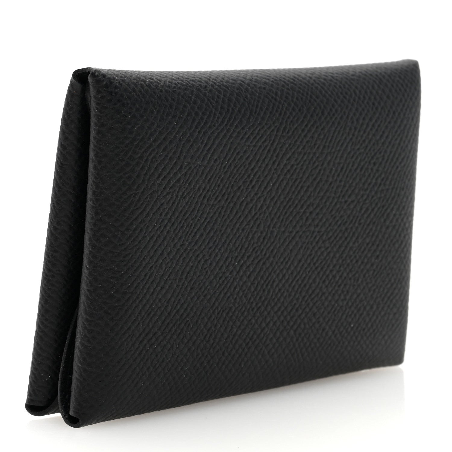 Hermes Epsom Calvi Duo Card Case Black 3 of 8