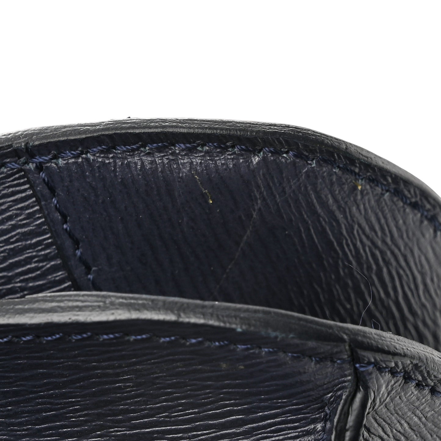 Liege Calfskin Medium Classic Box Flap Bag Dark Blue