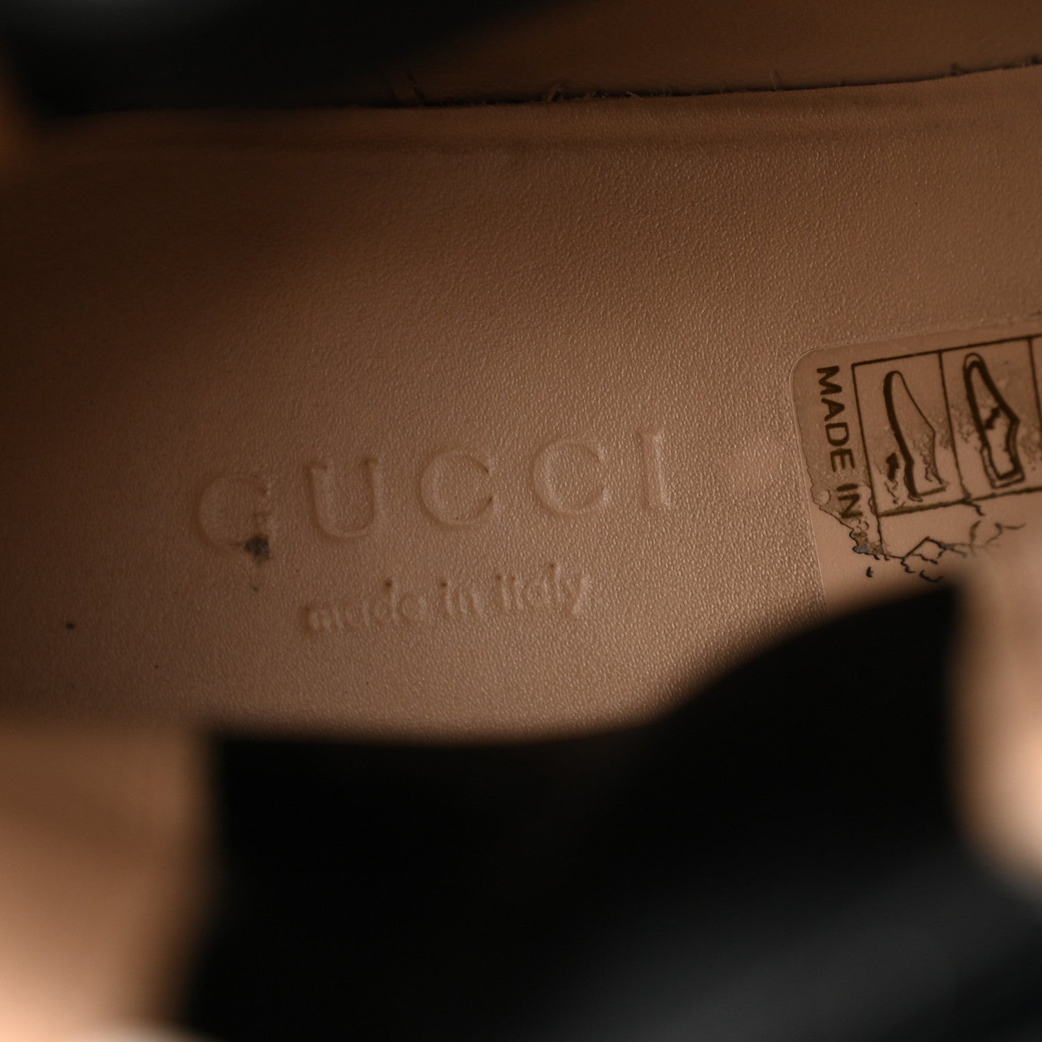 Gucci Calfskin Bee Star Embroidered Belt Ankle Boots 38 Black 7 of 12