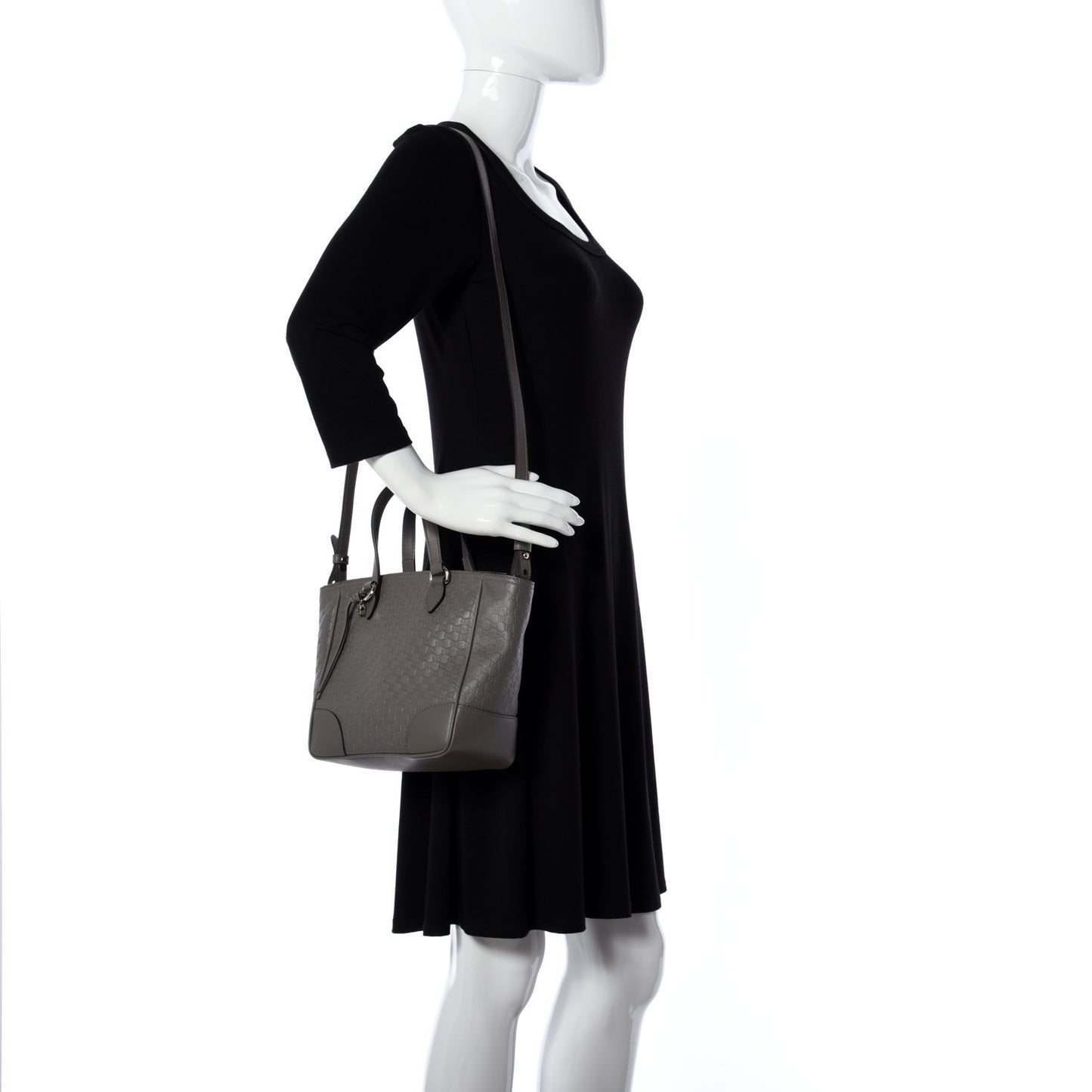 Microguccissima Small Bree Tote Graphite