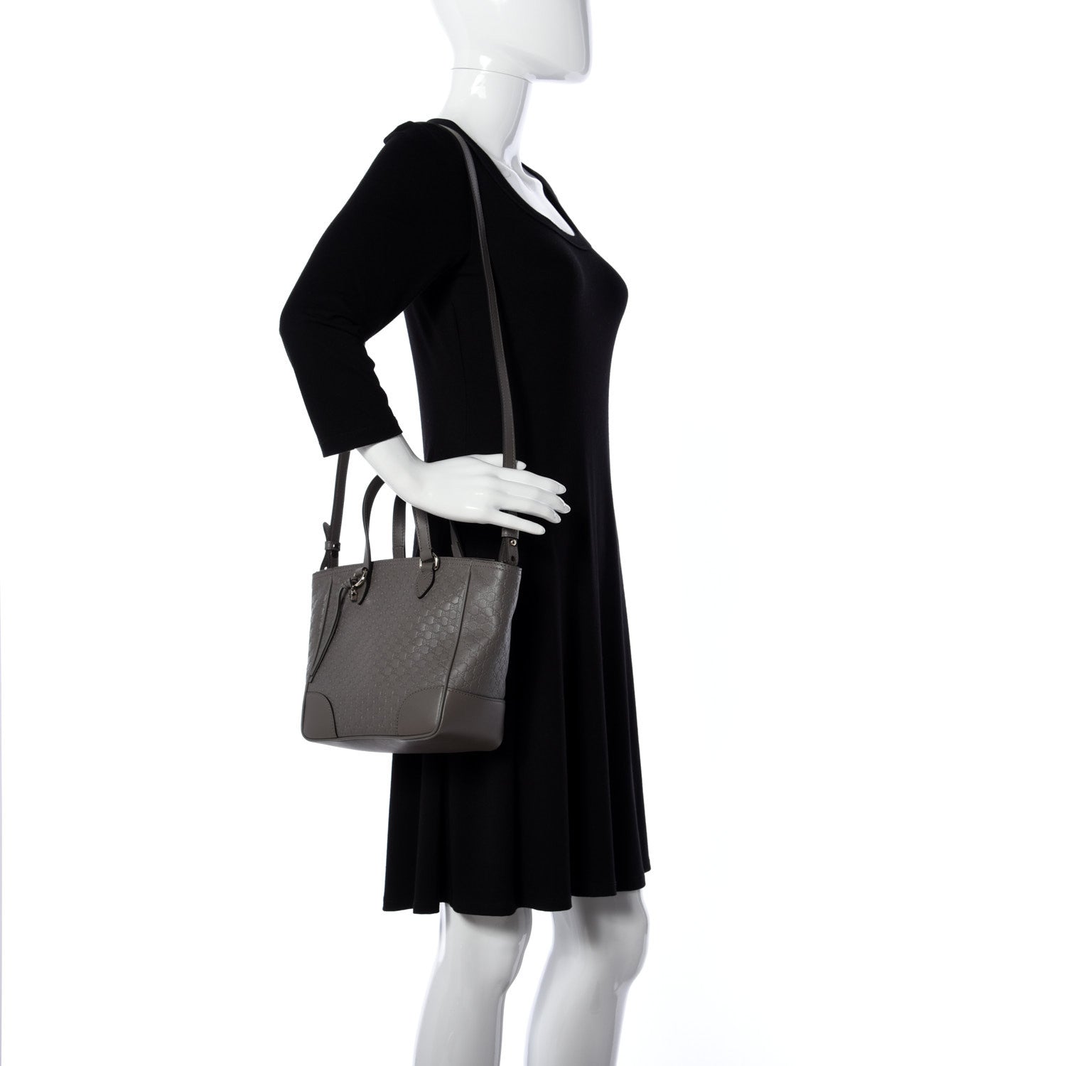 Gucci Microguccissima Small Bree Tote Graphite 2 of 16