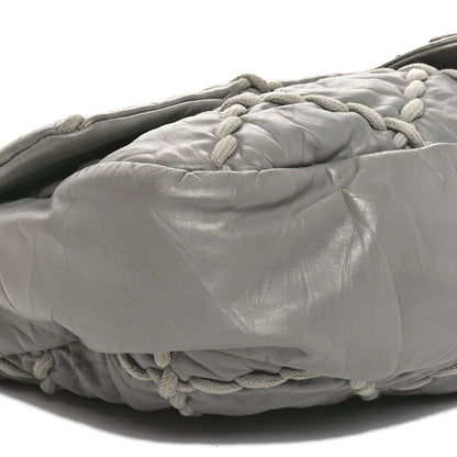 Chanel Calfskin Ultra Stitch Oversized Flap Grey 9 of 12