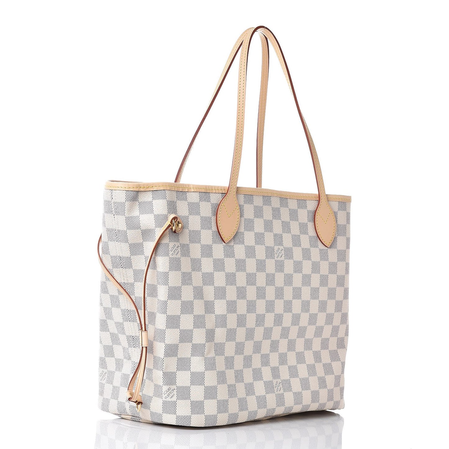 Damier Azur Neo Neverfull MM Rose Ballerine