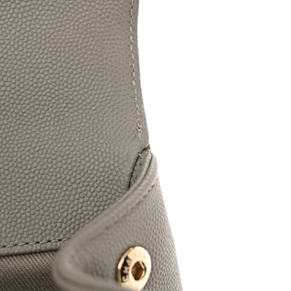 Chanel Caviar Quilted Medium Business Affinity Flap Grey 11 of 12