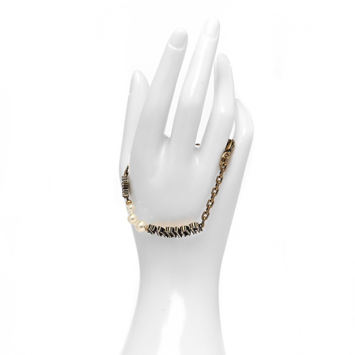 Christian Dior Metal Pearl J'Adior Bracelet Gold 2 of 5