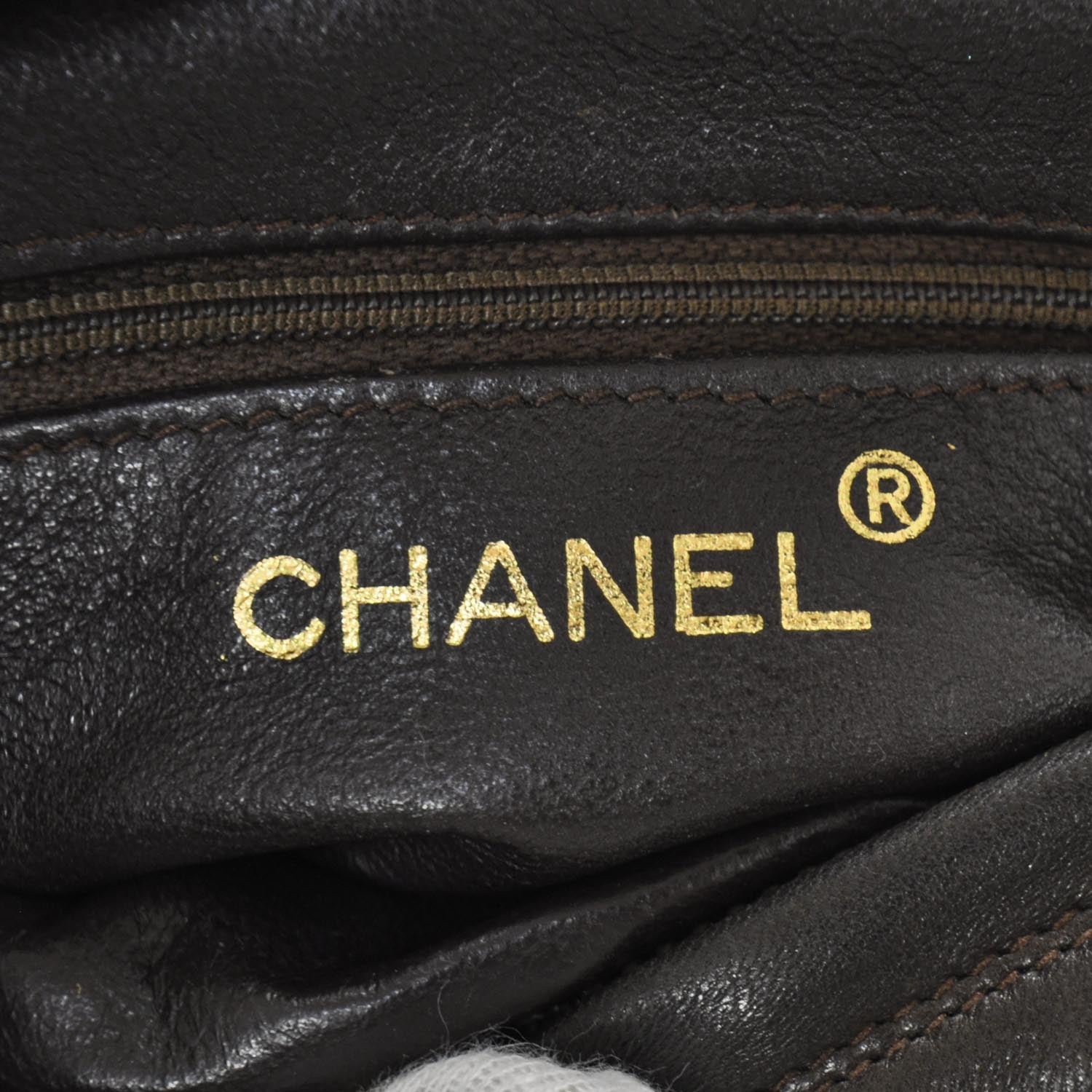 Chanel Lambskin Quilted Tassel Bag Dark Brown 9 of 11