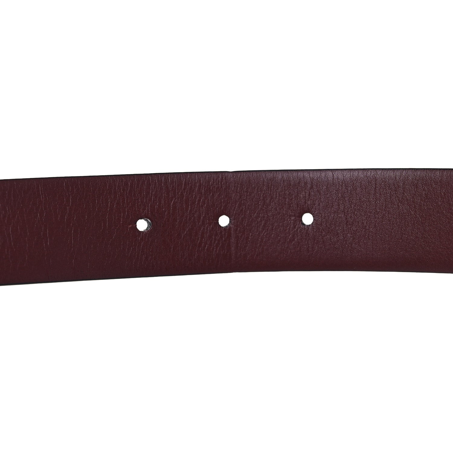 Chanel Calfskin CC Reversible Belt 95 Black Burgundy 3 of 6
