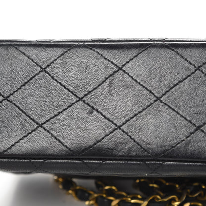 Chanel Lambskin Quilted Small Double Flap Black 16 of 19
