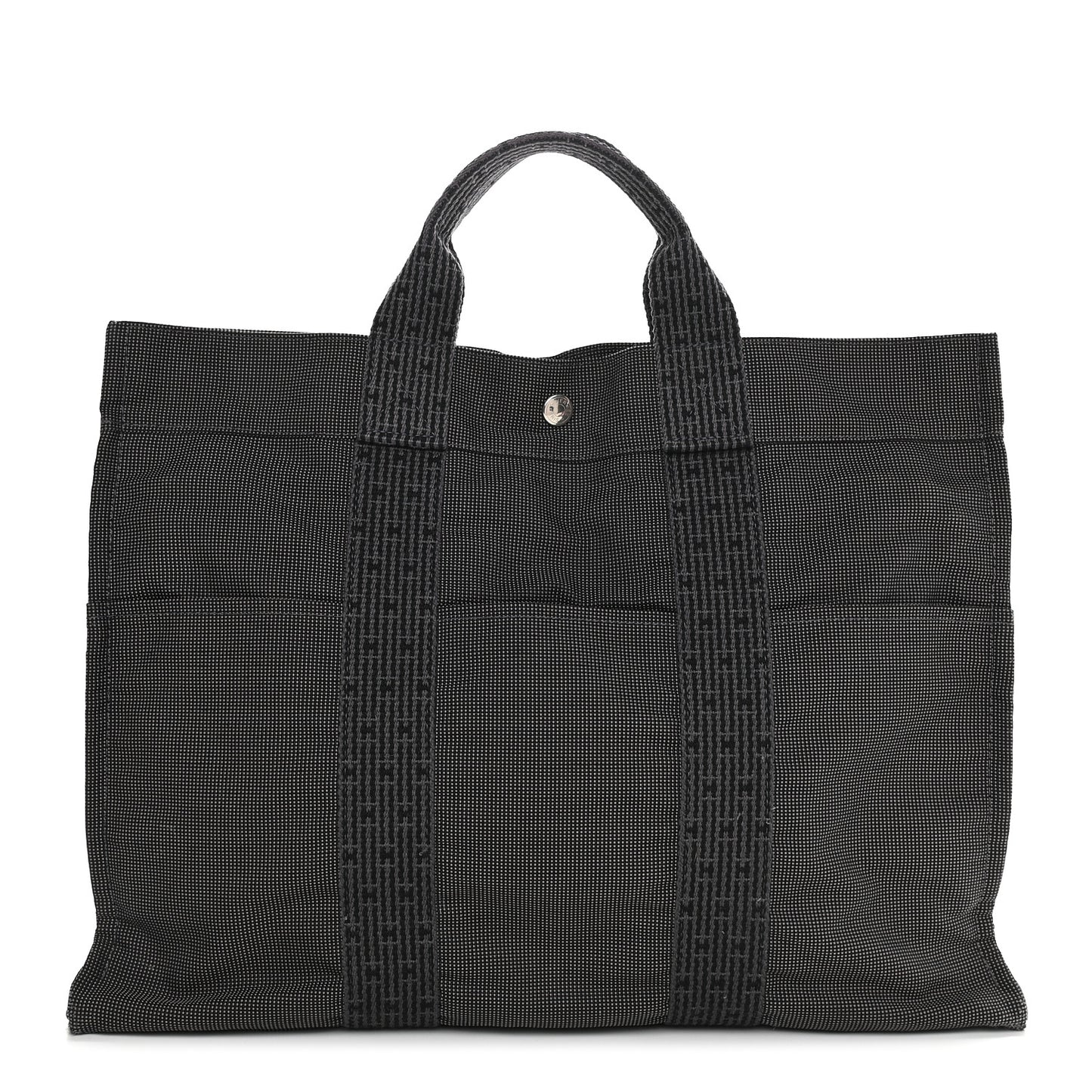 Canvas Herline MM Tote Grey