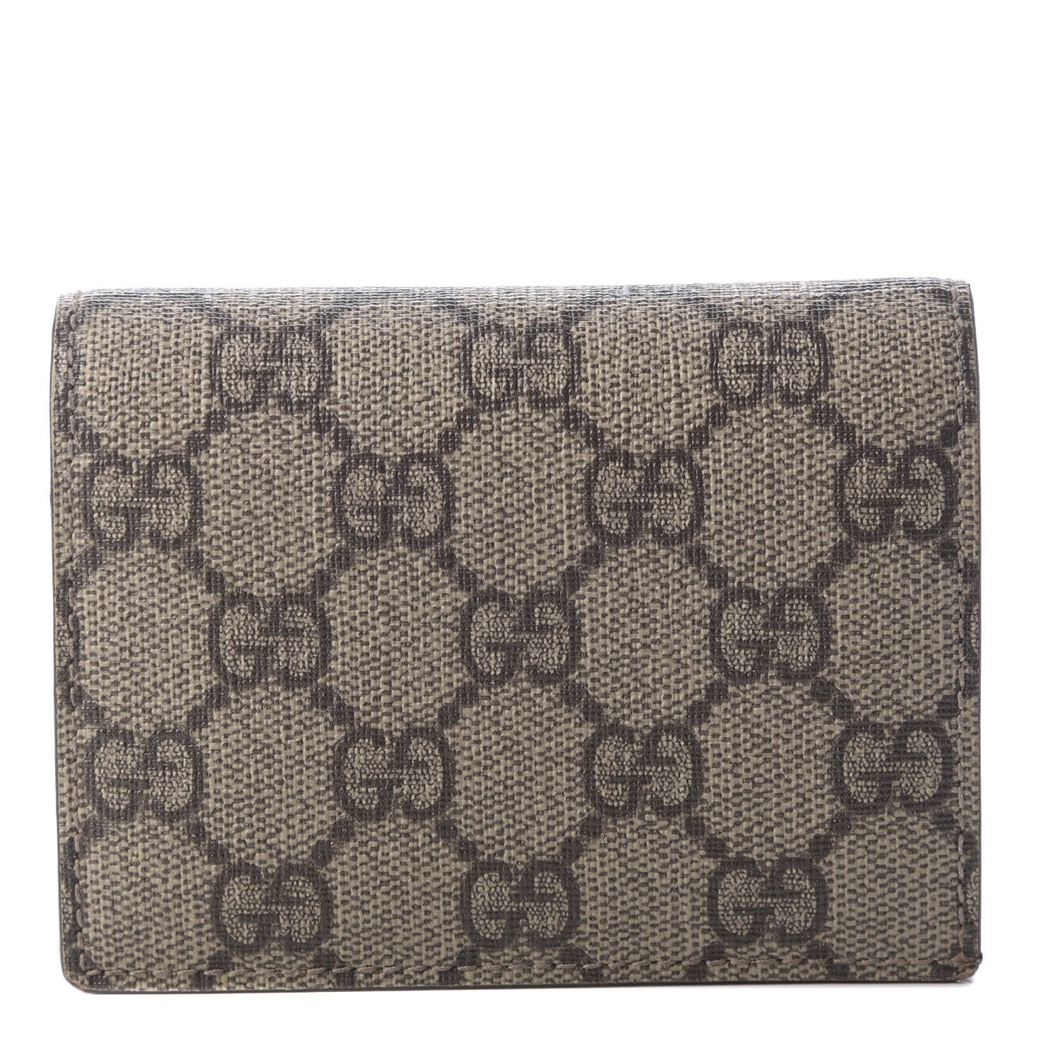 Gucci GG Supreme Monogram Card Case Beige 1 of 7