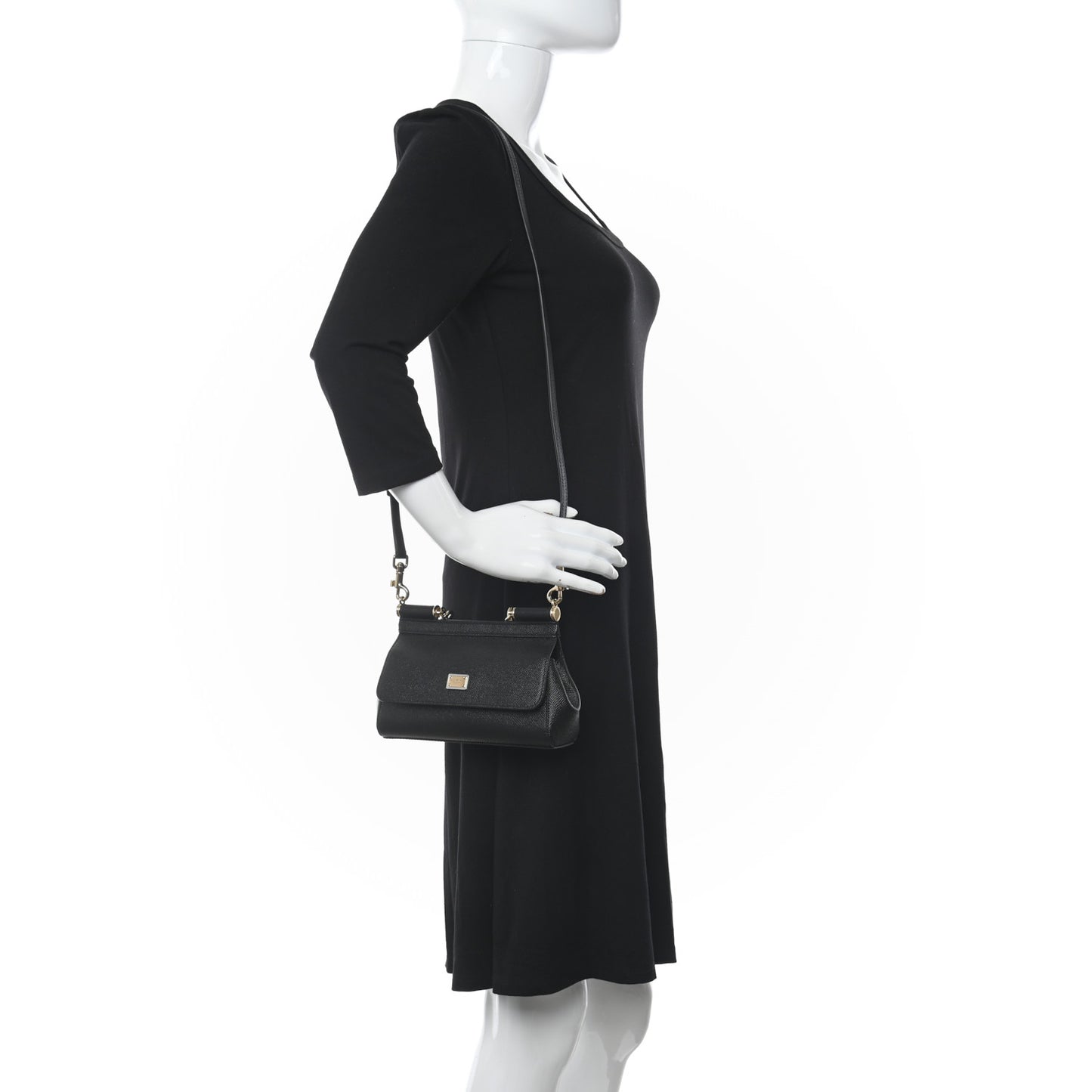 Dauphine Small Miss Sicily Satchel Black