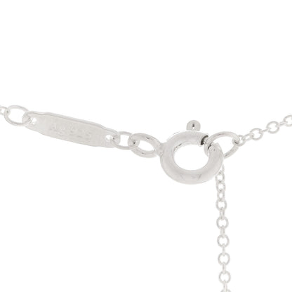 Tiffany Sterling Silver Small T Wave Pendant Necklace 5 of 7
