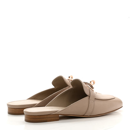 Hermes Calfskin Oz Mules 36.5 Blanc Gomme 4 of 9