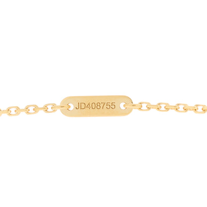 Van Cleef & Arpels 18K Yellow Gold Mother of Pearl Sweet Alhambra Pendant Necklace 7 of 8