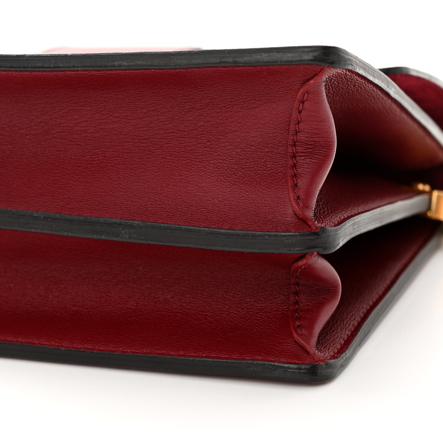 LOUIS VUITTON Smooth Calfskin Dauphine MM Cherry Berry