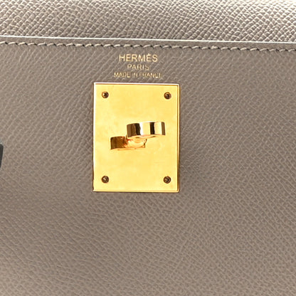 Hermes Epsom Kelly Sellier 28 Gris Asphalte 6 of 11