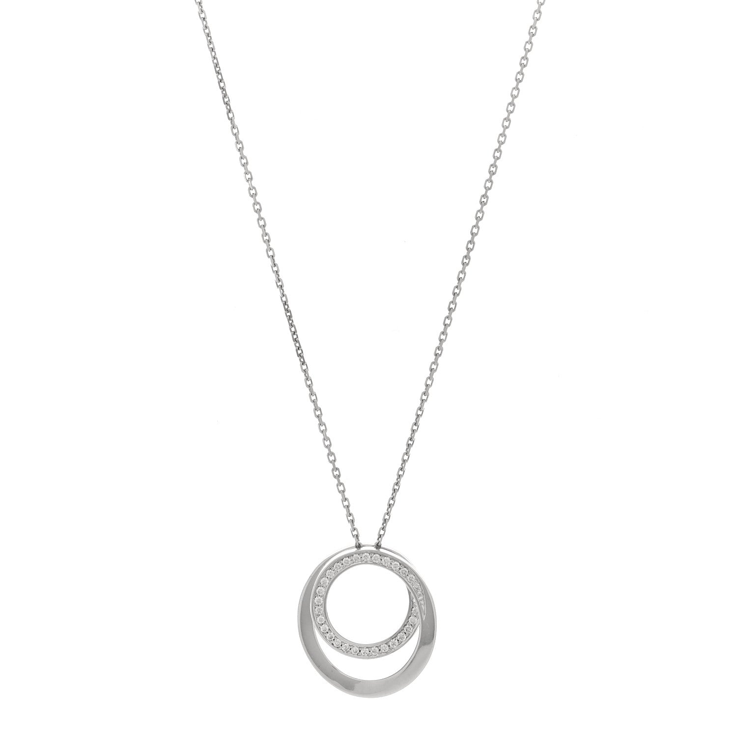 Cartier 18K White Gold Diamond Etincelle De Cartier Pendant Necklace 1 of 5