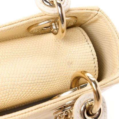 Christian Dior Lizard Mini Lady Dior White 11 of 15