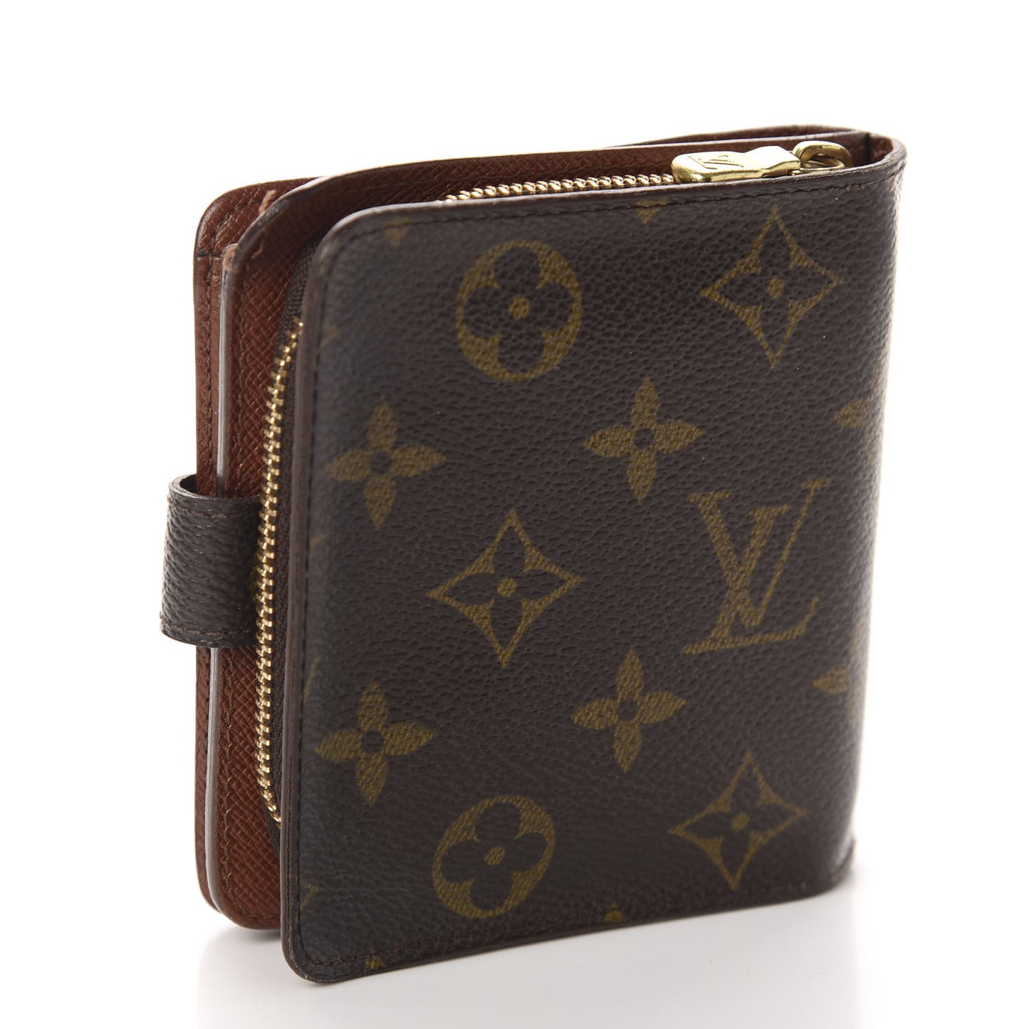 Monogram Compact Zippe Zipped Wallet