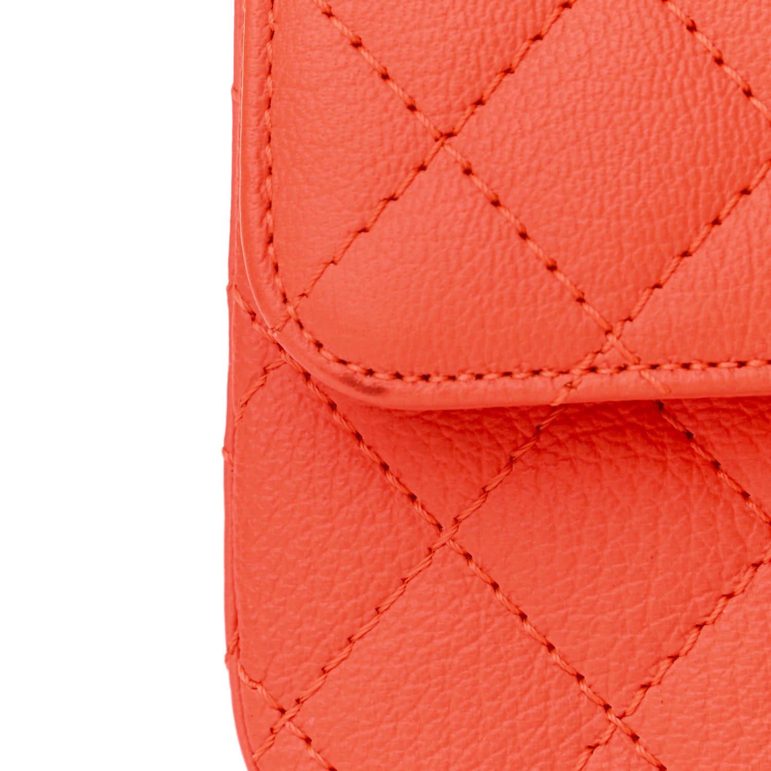 Chanel Goatskin Quilted 2.55 Reissue Mini Flap Orange 10 of 10