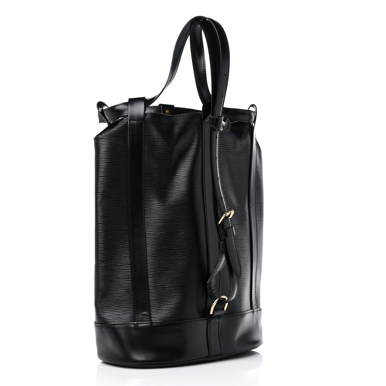 Louis Vuitton Epi Randonnee PM Black 3 of 12