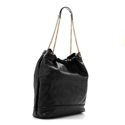 Saint Laurent Lambskin Matelasse Monogram Large Jamie 4.3 Pochon Black 4 of 12