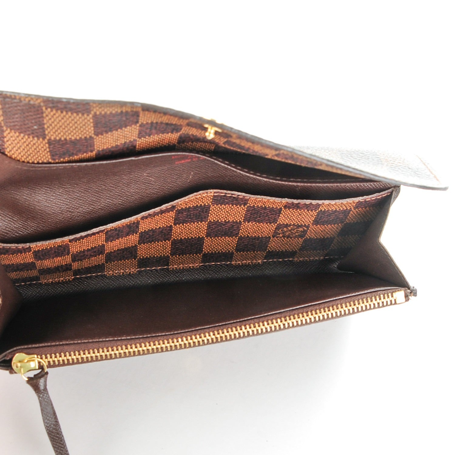Louis Vuitton Damier Ebene Emilie Wallet 6 of 9