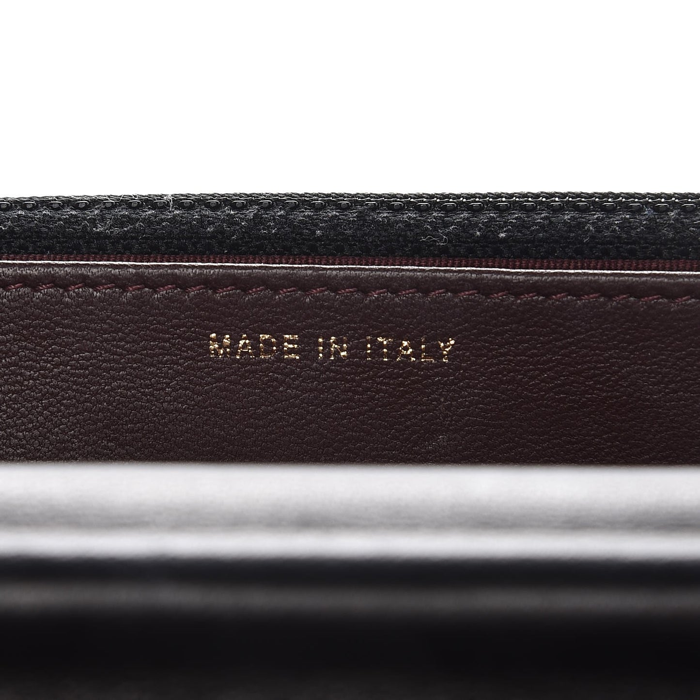 Aged Calfskin Quilted Reissue Wallet On Chain WOC Black