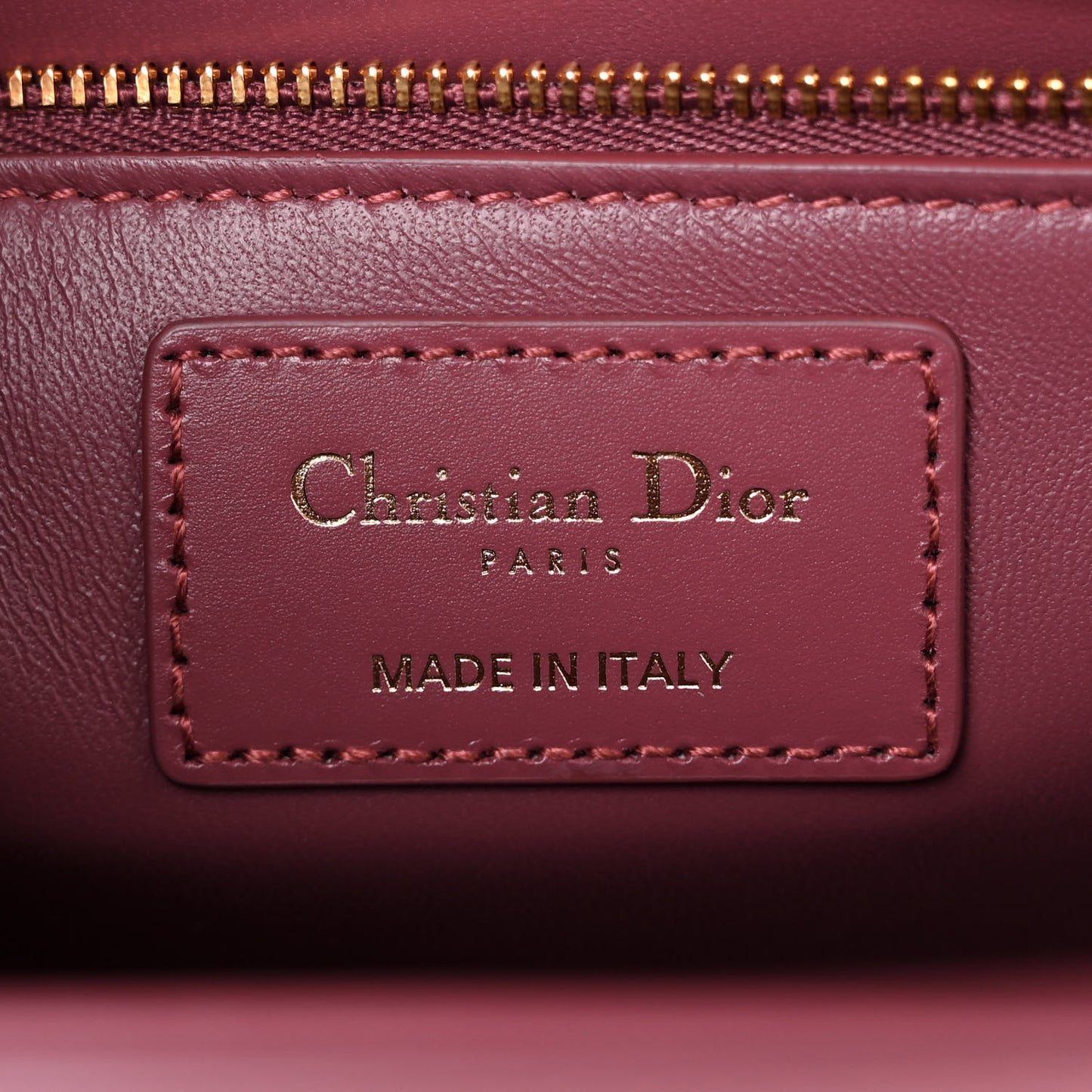 Grained Calfskin 30 Montaigne Flap Bag Dark Pink