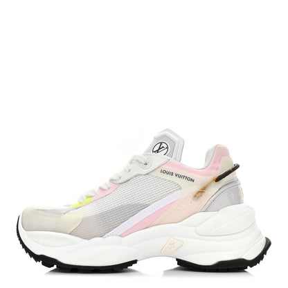 Louis Vuitton Monogram Calfskin Run 55 Sneakers 35.5 White 1 of 10