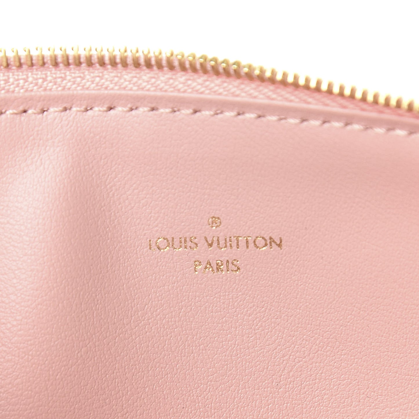 Empreinte Felicie Chain Wallet Zippered Insert Rose Poudre