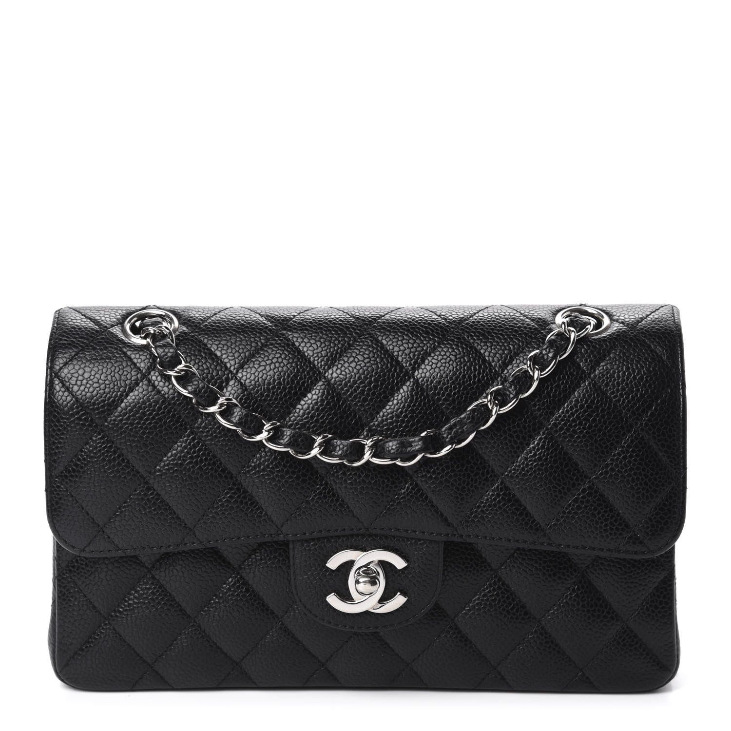 Chanel Caviar Quilted Small Double Flap Black 1 of 13