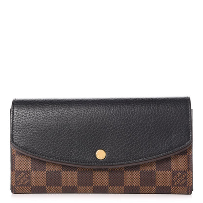 Louis Vuitton Damier Ebene Normandy Wallet Black 1 of 7