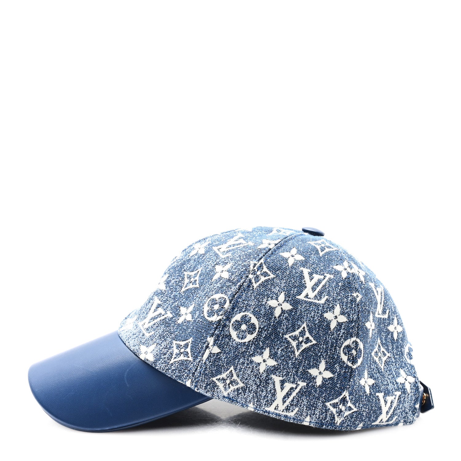 Louis Vuitton Monogram Denim Jacquard Cap L Blue 4 of 9