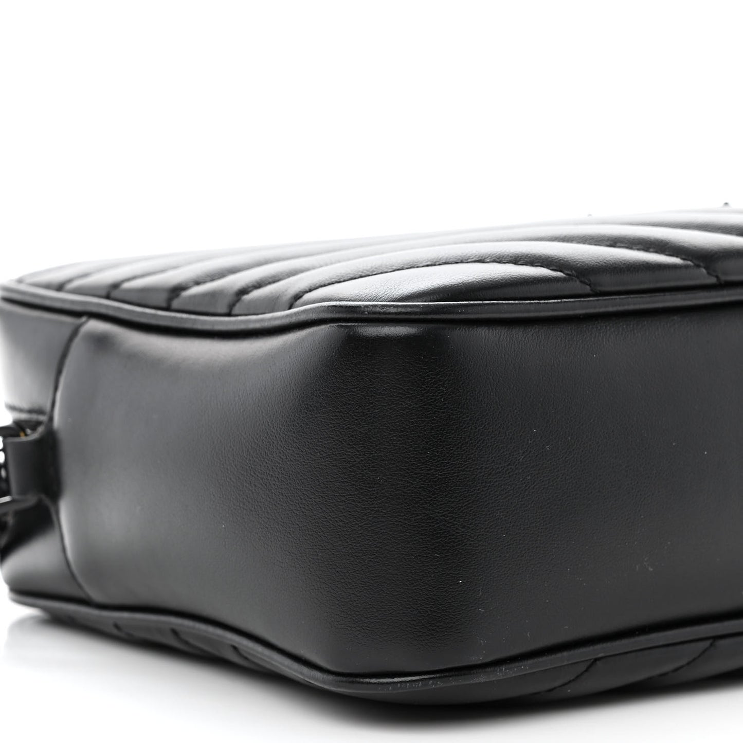 Calfskin Matelasse Monogram Monochrome Lou Camera Bag Black