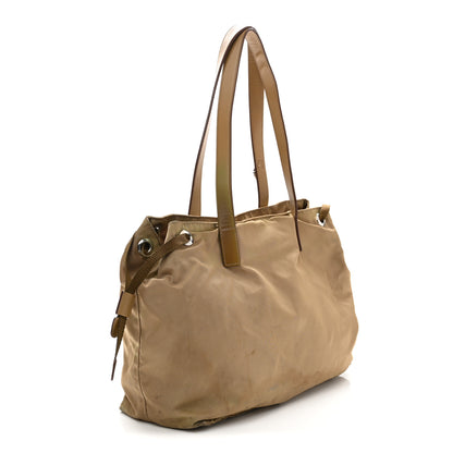Prada Nylon Vela Shopping Tote Sesamo 3 of 13