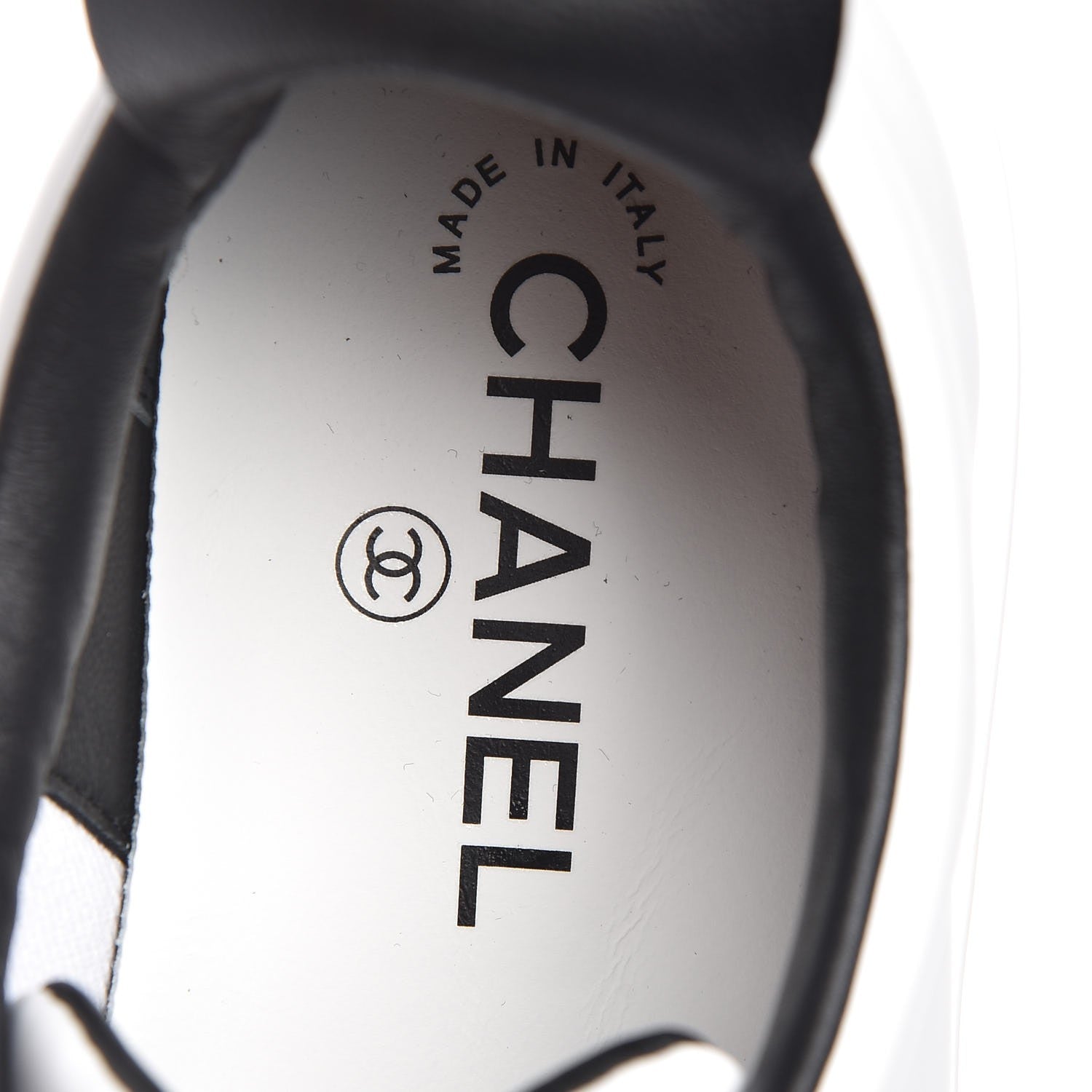 Chanel Calfskin CC Sneakers 39 White 7 of 8