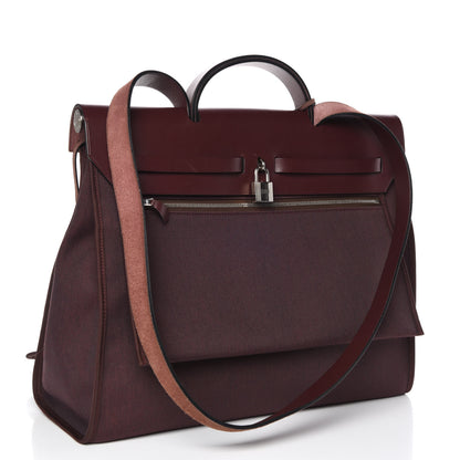 Hermes Toile Herbag Zip 39 MM Prune 5 of 11