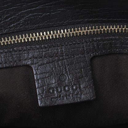 Gucci Monogram Large Horsebit Chain Hobo Dark Brown 6 of 7