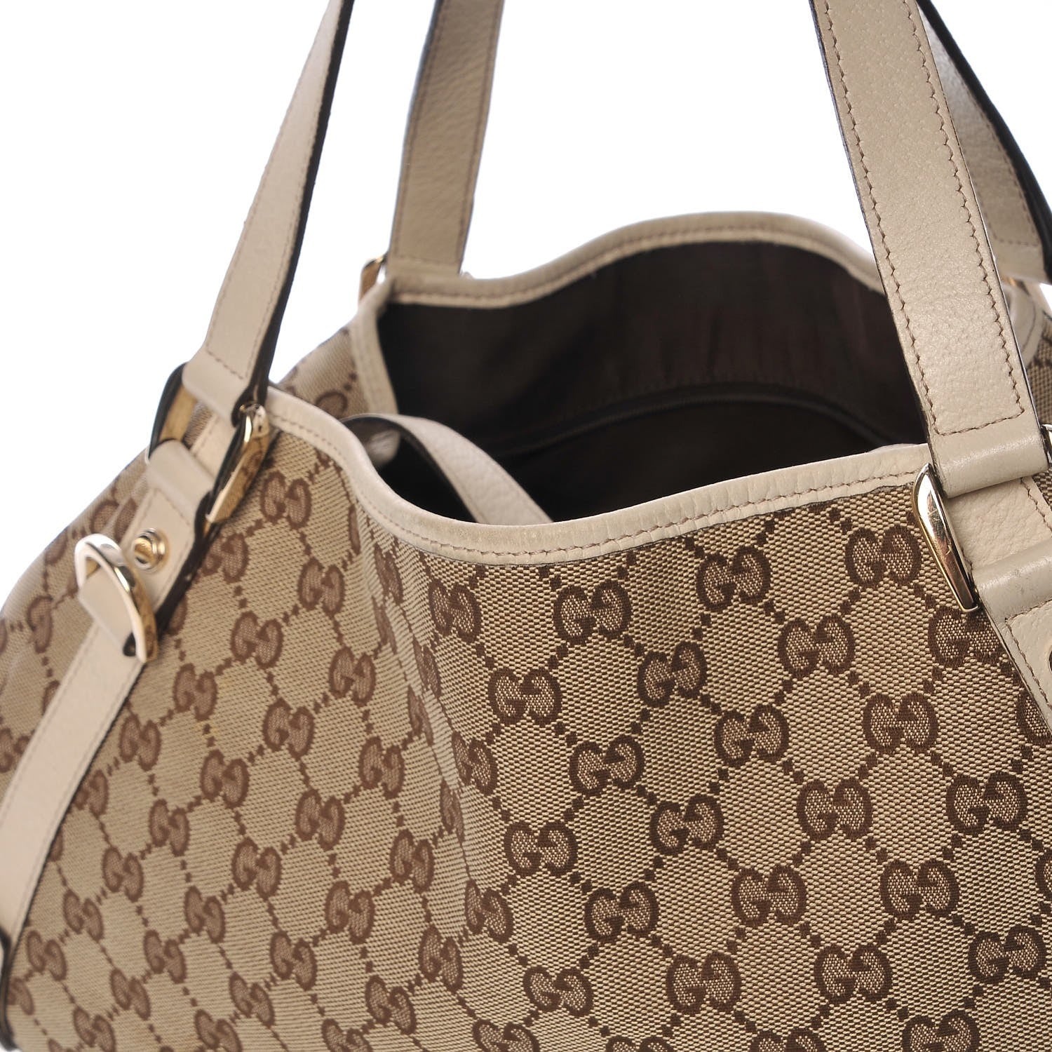 Gucci Monogram Medium Abbey Shoulder Bag Ivory 11 of 13