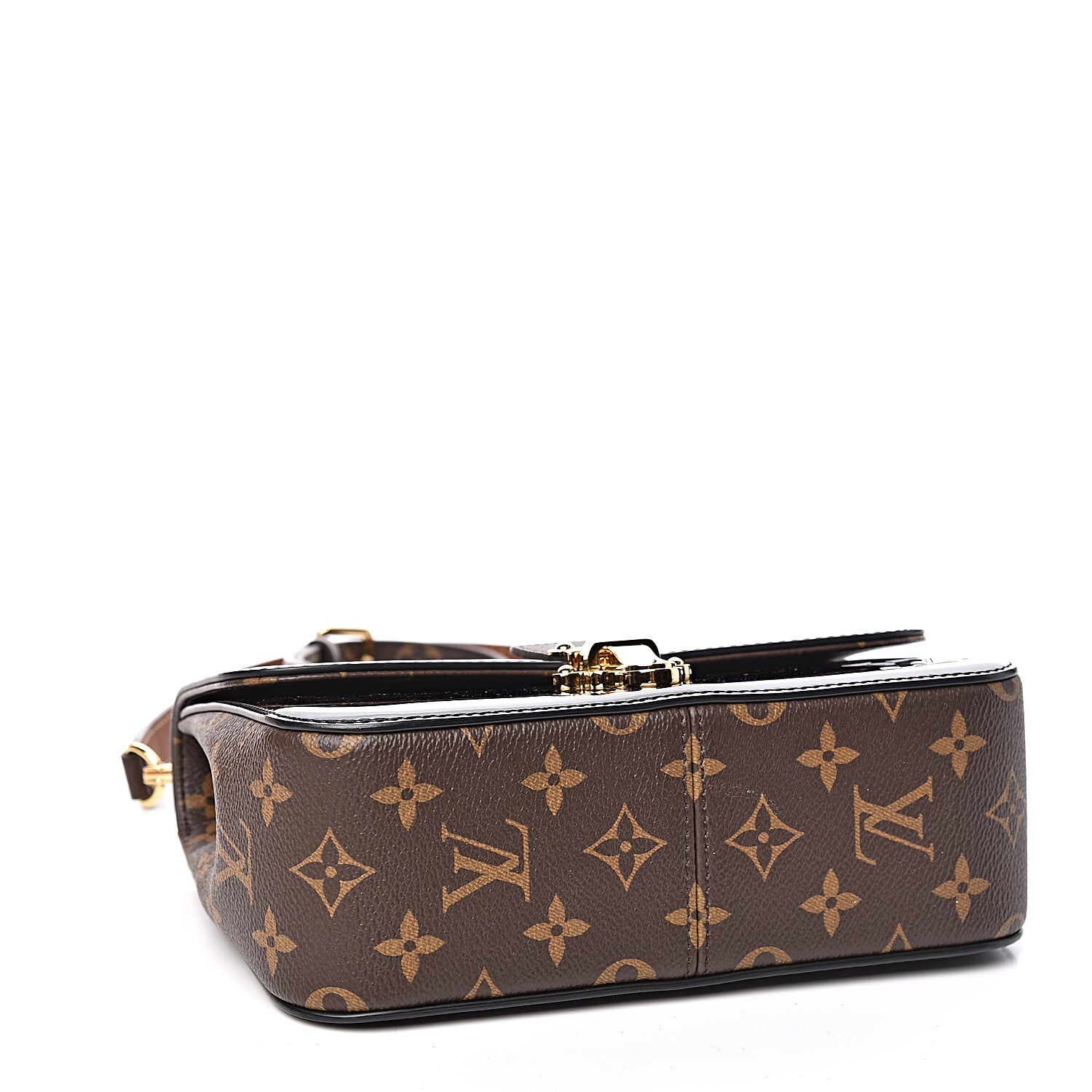 Louis Vuitton Patent Calfskin Monogram Cherrywood BB Black 4 of 11