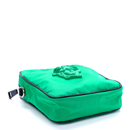 Versace Nylon Palazzo Medusa Crossbody Bag Green 4 of 10