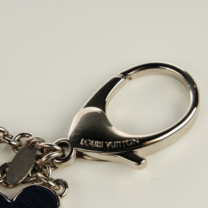 Louis Vuitton Fleur d Epi Bag Charm Indigo 4 of 6