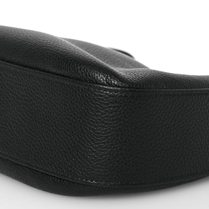 Prada Vitello Phenix Small Zippered Messenger Hobo Black 11 of 12