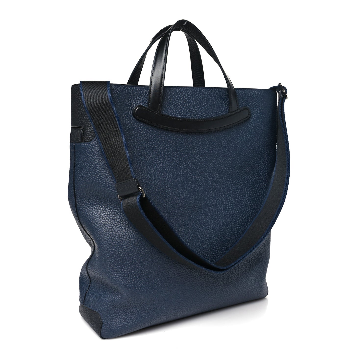 Taurillon Soft Magritte Tote Navy Black