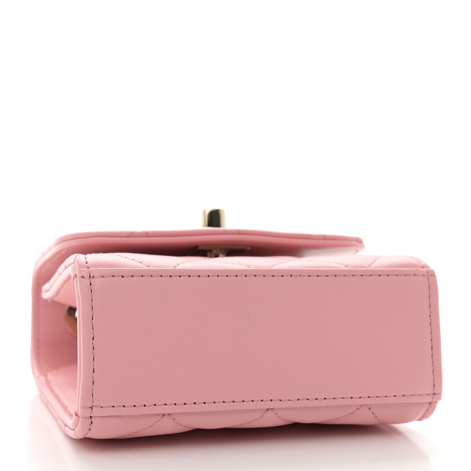Chanel Lambskin Quilted Mini Trendy CC Clutch With Chain Pink 4 of 11