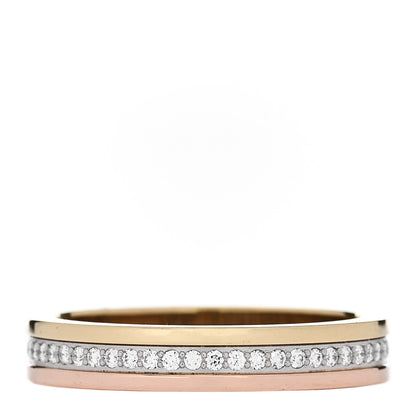 Cartier 18K White Yellow Pink Gold Diamond 3.5mm Vendome Louis Cartier Wedding Band Ring 53 6.5 3 of 5