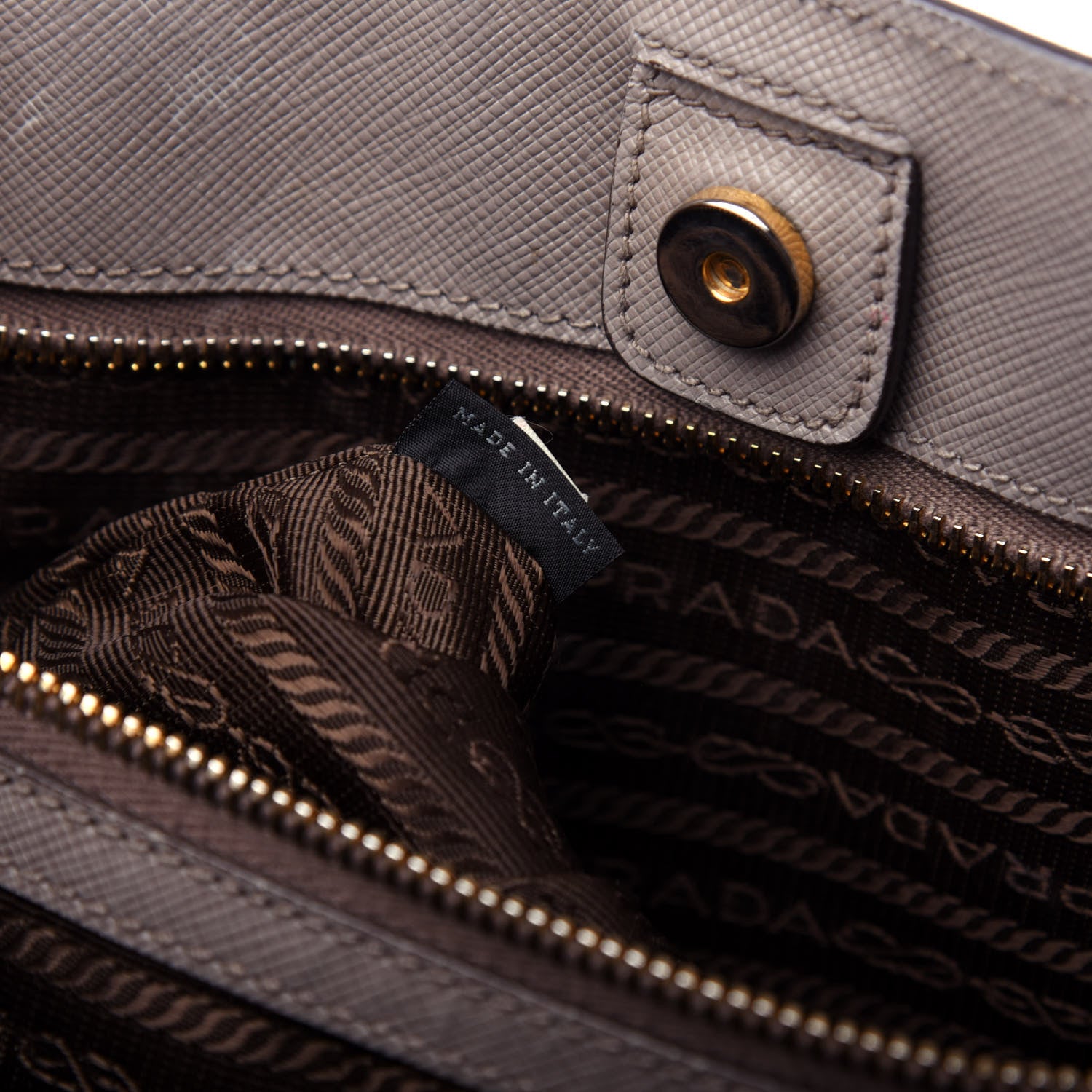 Prada Saffiano Lux Large Tote Pomice 7 of 11