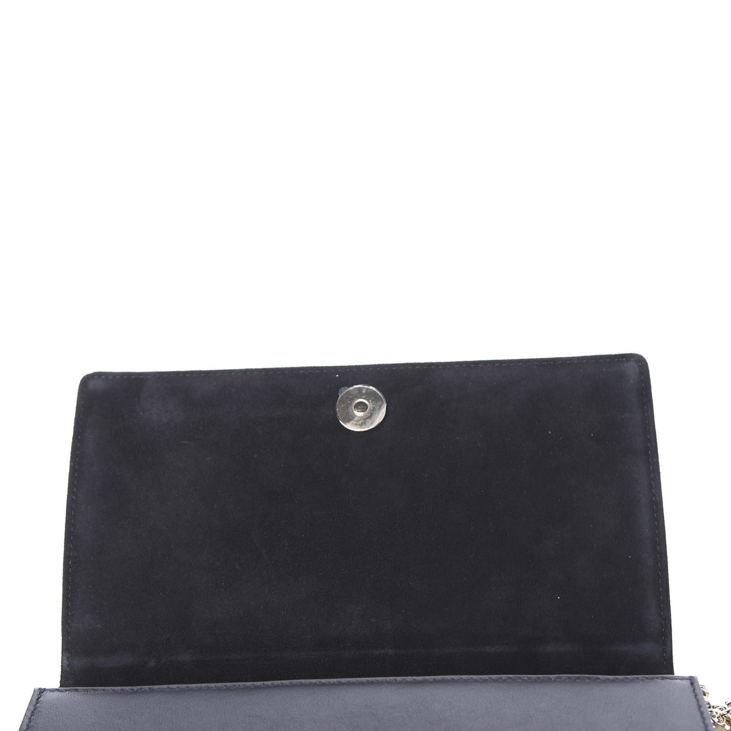 Printed Calfskin Animals Chain Pouch Brown Multicolor