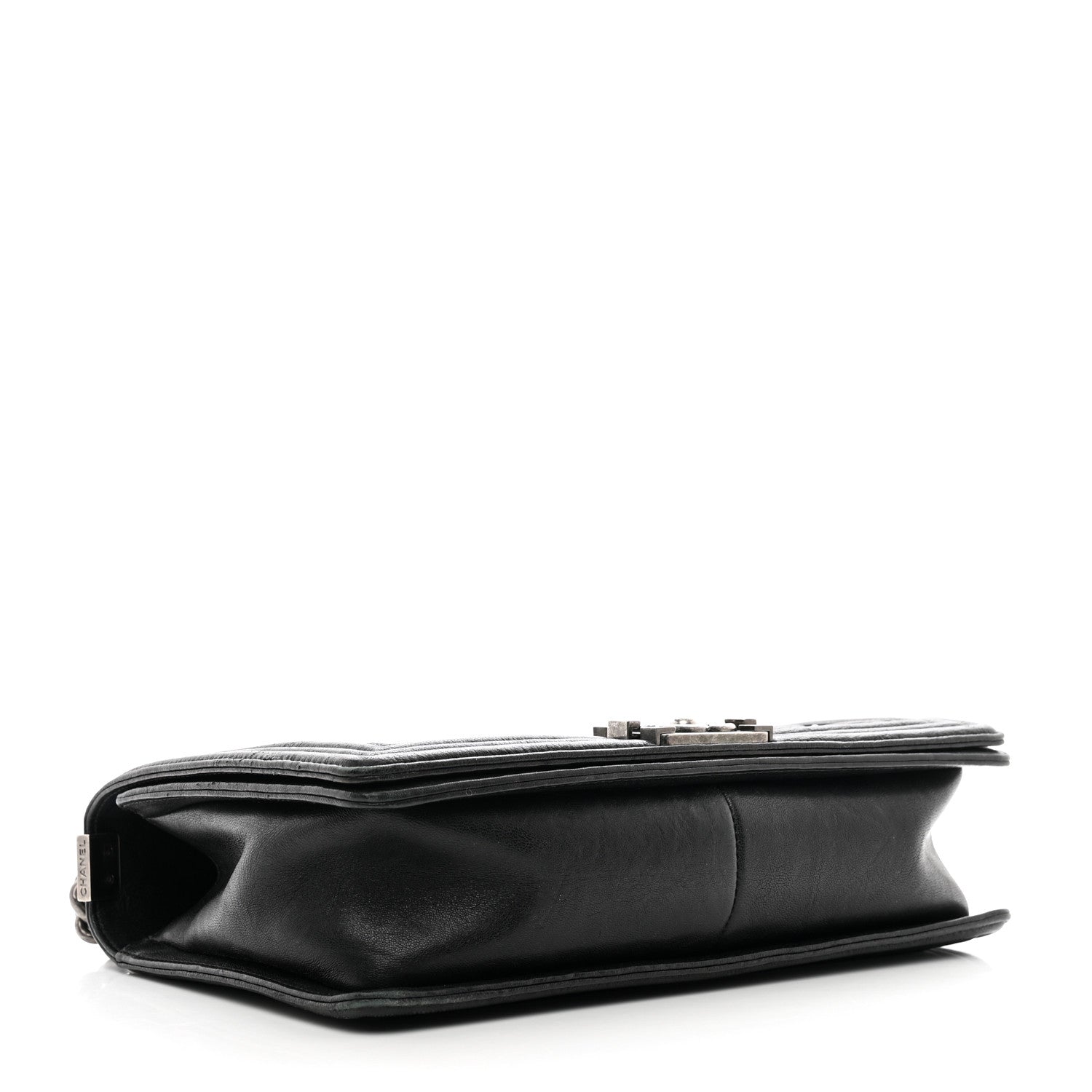 Chanel Crumpled Lambskin New Medium Studded Boy Flap Black 4 of 10